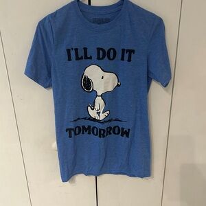 Peanuts Blue Snoopy Kids T-Shirt